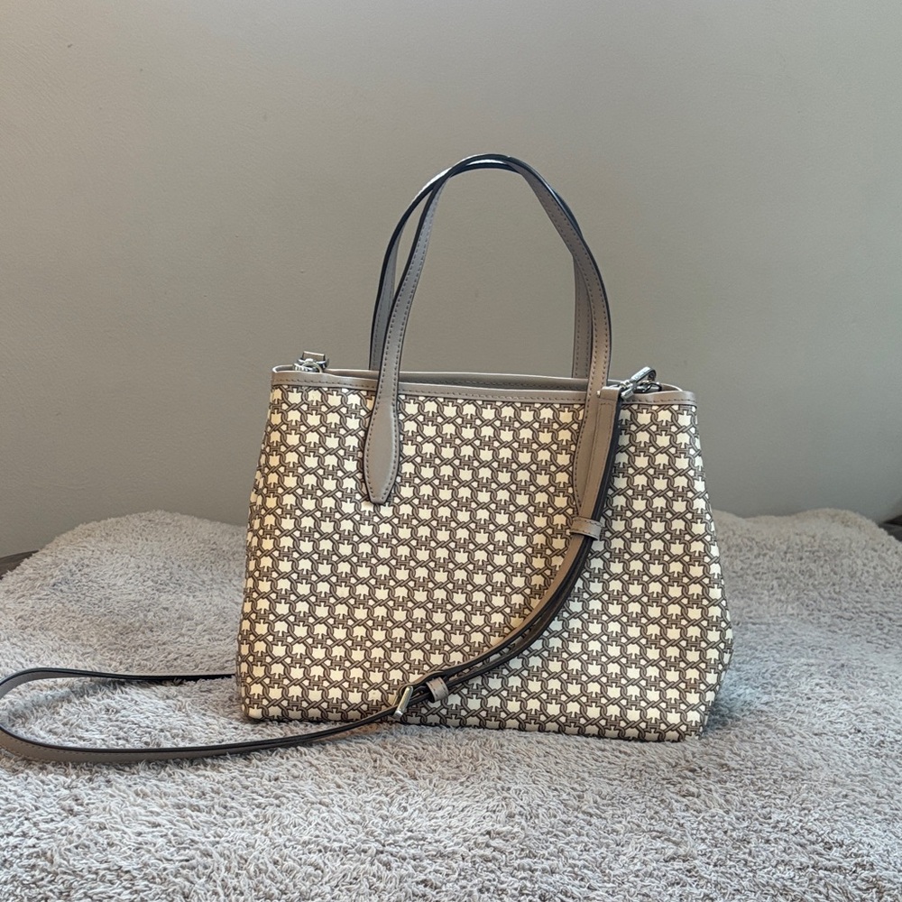 Kate Spade Medium Tan and Beige Bag